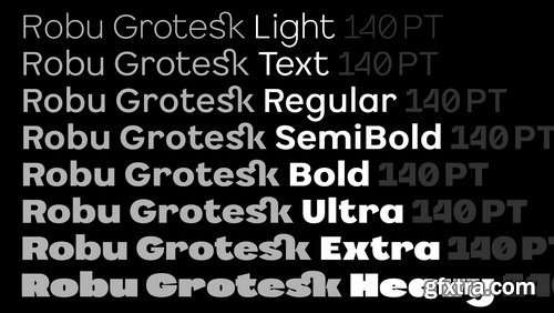 Robu Grotesk Font Family