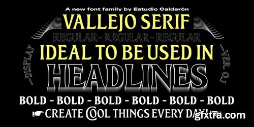 Vallejo Font Family