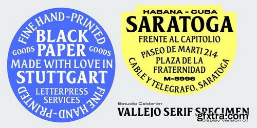 Vallejo Font Family