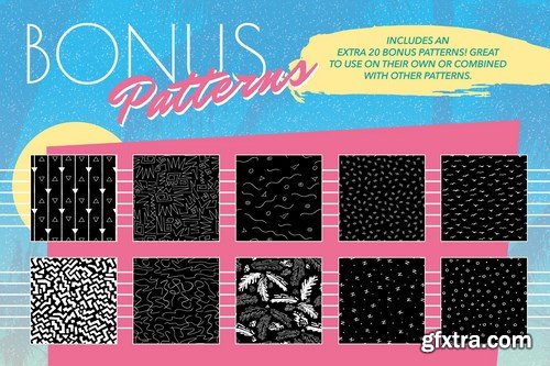 1980s Retro Patterns Volume Two