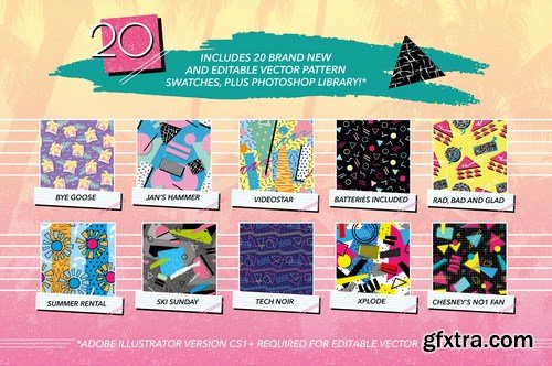 1980s Retro Patterns Volume Two