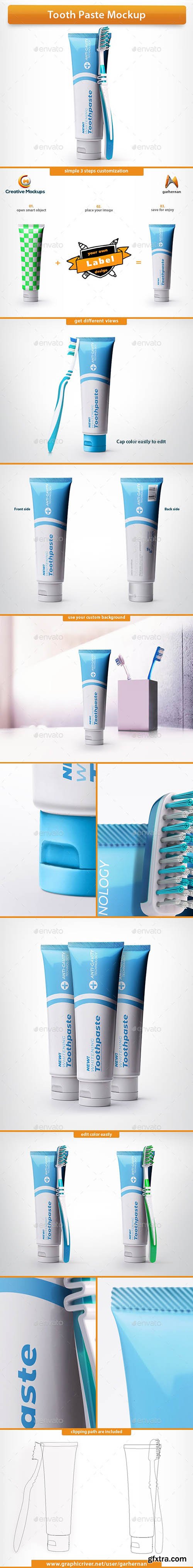 GraphicRiver - Tooth Paste Psd Mockup 25647243