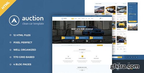 ThemeForest - Auction v1.0 - Car Dealer & Mechanic HTML Template - 13045949