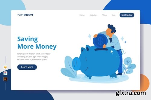 Saving More Money - Landing page