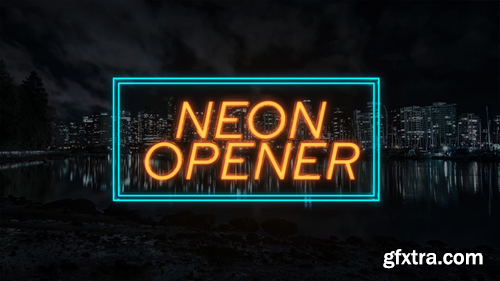 MotionElements Neon Titles Opener 13326984