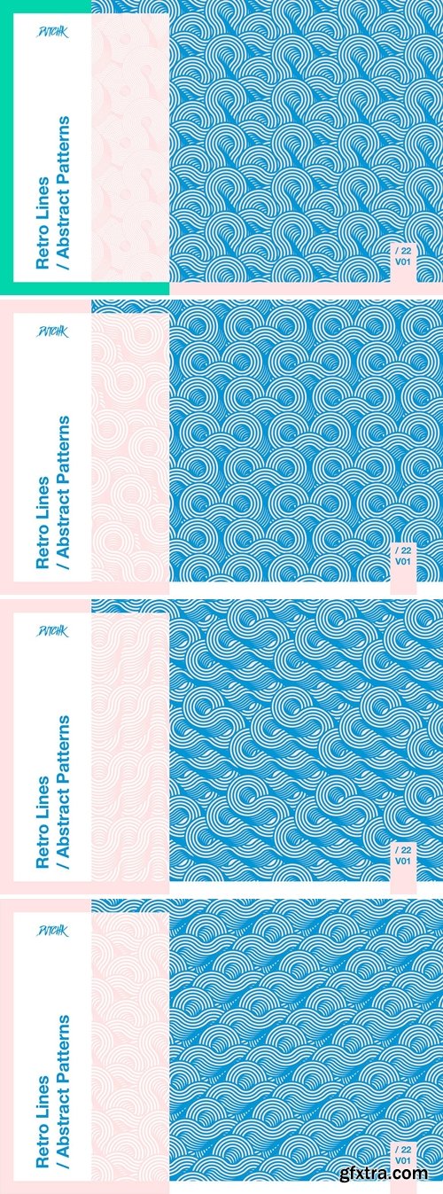 Retro Lines / Abstract Patterns / V01