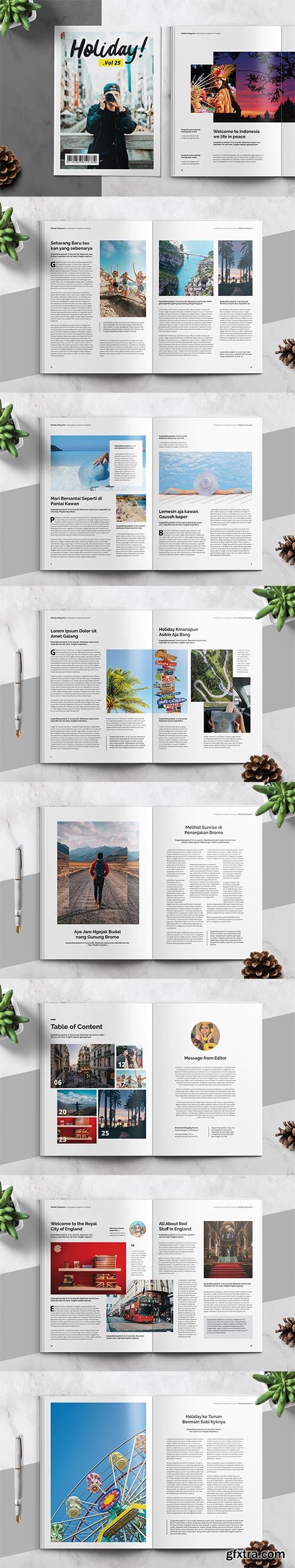 HOLIDAY - Magazine Template