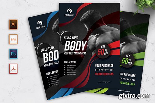 Gym Flyer Template - [code YP]