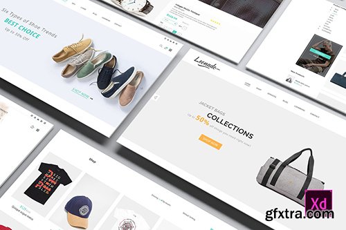 Leonado - Multipurpose eCommerce Adobe XD Template
