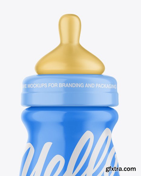 Glossy Baby Bottle Mockup 55268