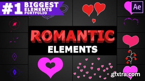 Videohive Romantic Elements 25712695