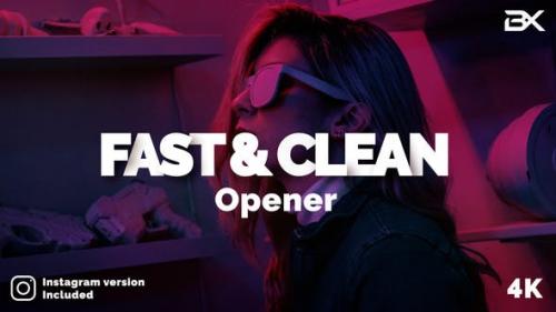 Videohive - Fast &amp; Clean Opener