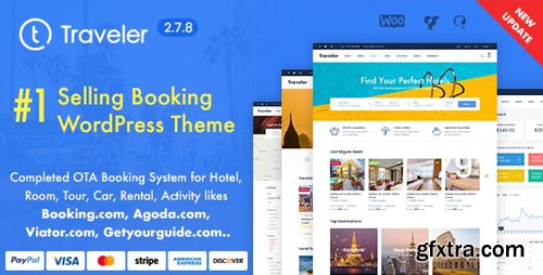 ThemeForest - Traveler v2.7.8.7 - Travel Booking WordPress Theme - 10822683 - NULLED