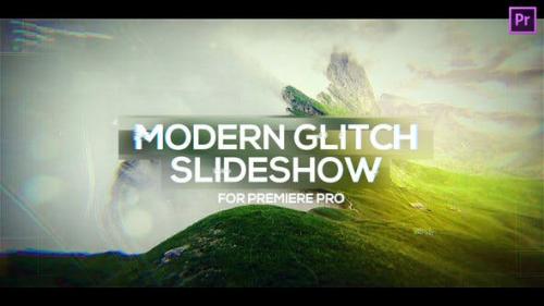 Videohive - Modern Glitch Slideshow for Premiere Pro