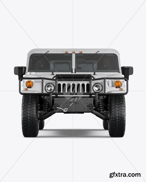 Off-Road SUV Mockup - Front View 55235
