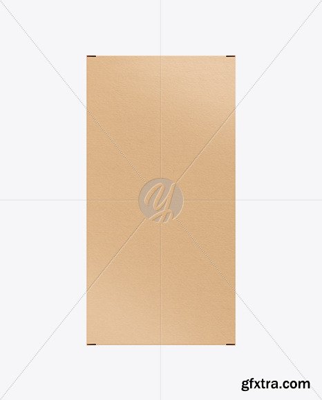 Kraft Chocolate Box W/ Window Mockup 55267