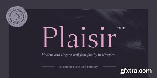 Plaisir Font Family