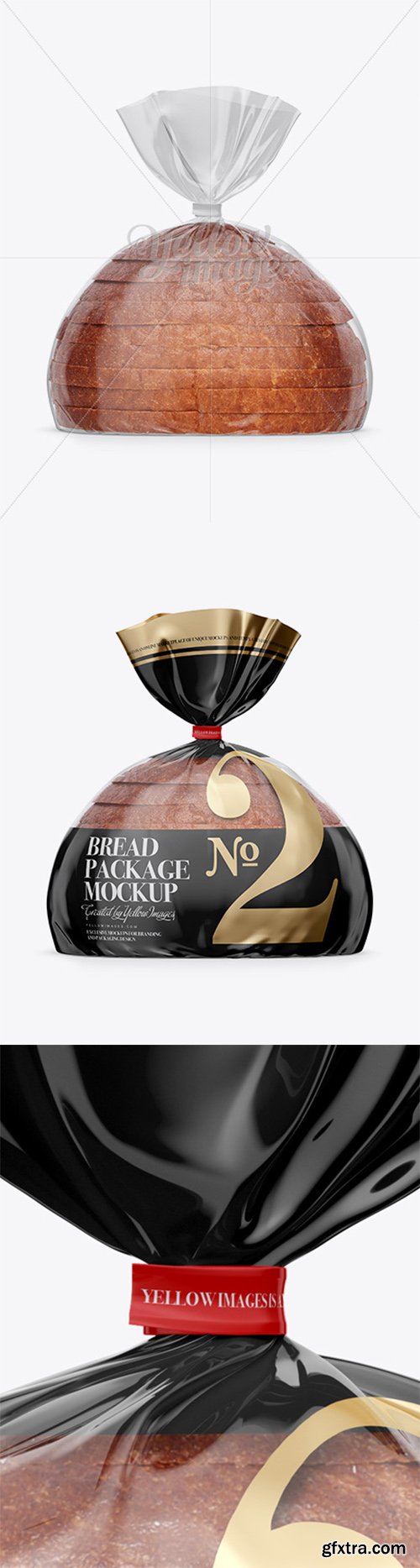 Bag W/ Sliced Bread Mockup - Front View 17921