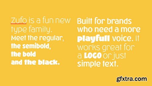 CM - ZUFO Font Family - 1184163