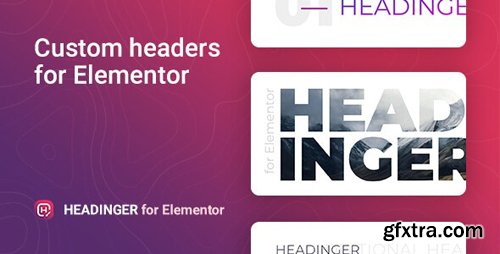 CodeCanyon - Customizable headings for Elementor - Headinger v1.0.0 - 25751532