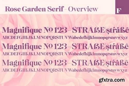 Rose Garden Deluxe Font Family