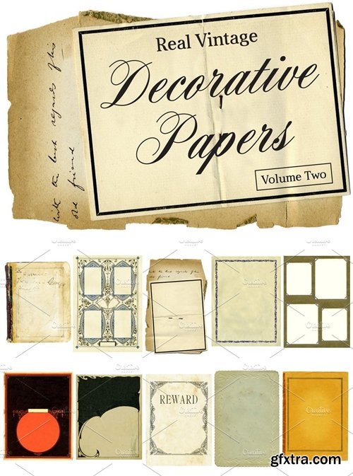 CM - Real Vintage Decorative Papers Vol 2 4691