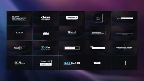 Videohive - Clean Titles