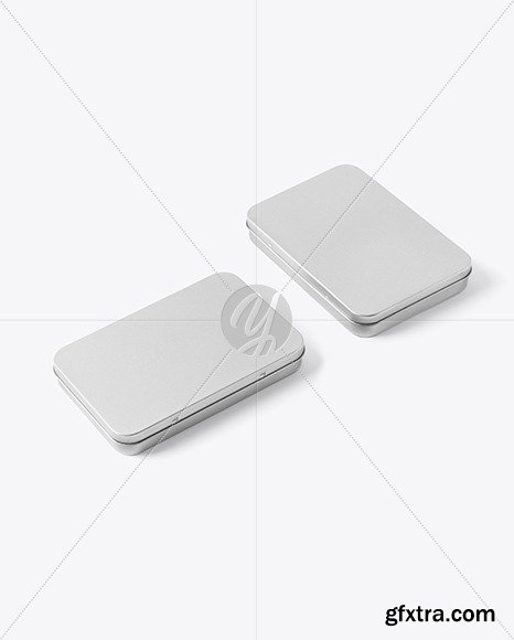 Two Tin Boxes Mockup 55752