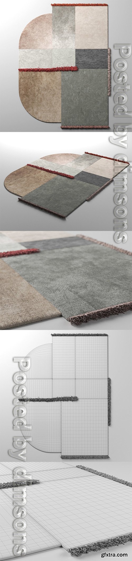 Cgtrader - Selce Rug 3D model