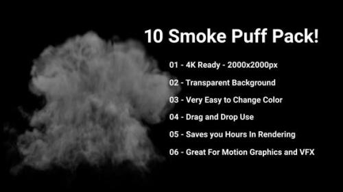 Videohive - 10 Puff Smoke Pack