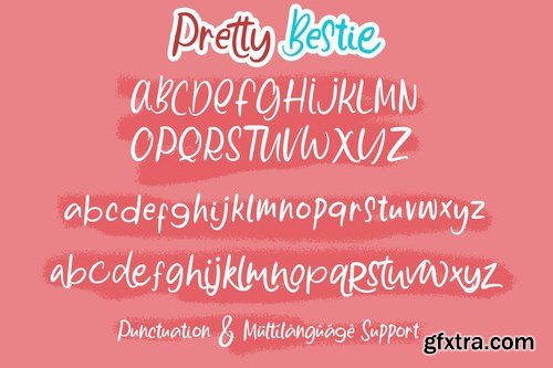 Pretty Bestie a Fun Handwriting Font