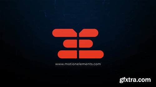 MotionElements Digital Glitch Logo 14141299