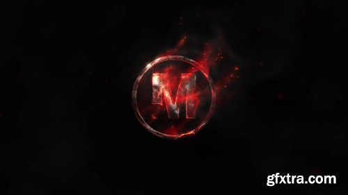 MotionArray Cinematic Fire Logo 54157