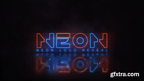 MotionArray Neon Logo 212450