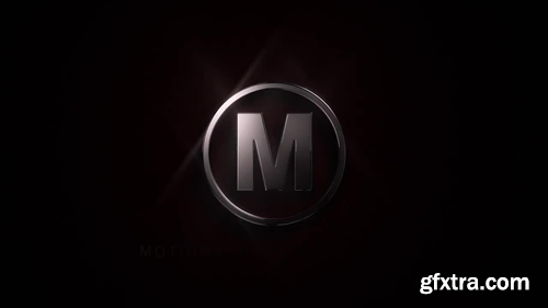 MotionArray Metallic Logo 247773