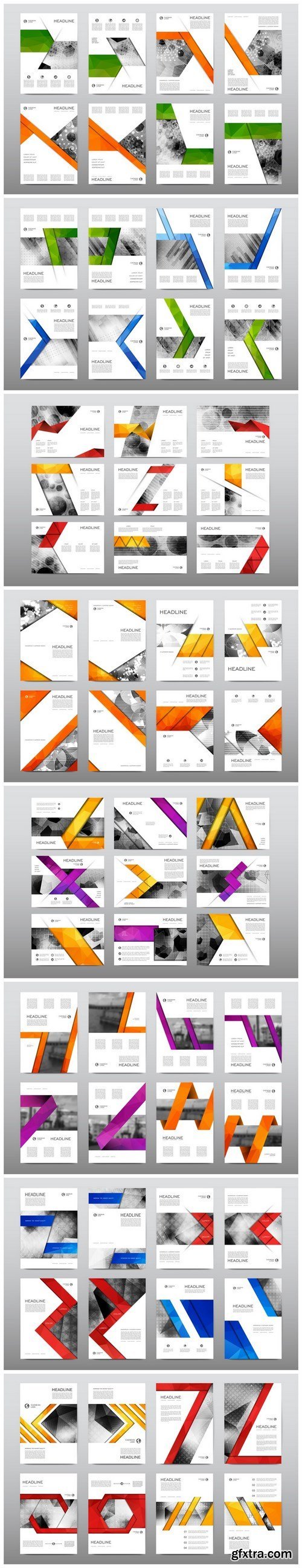 Business flyer and corporate templates - 8xEPS