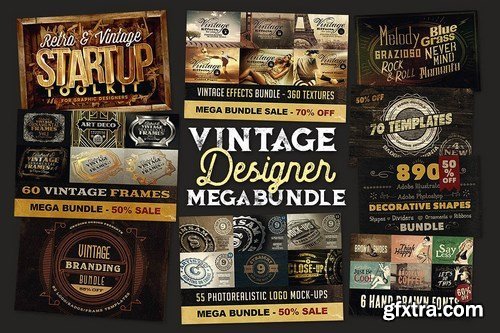 CM - Vintage Designer Mega Bundle 1098596