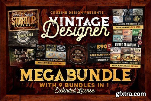 CM - Vintage Designer Mega Bundle 1098596