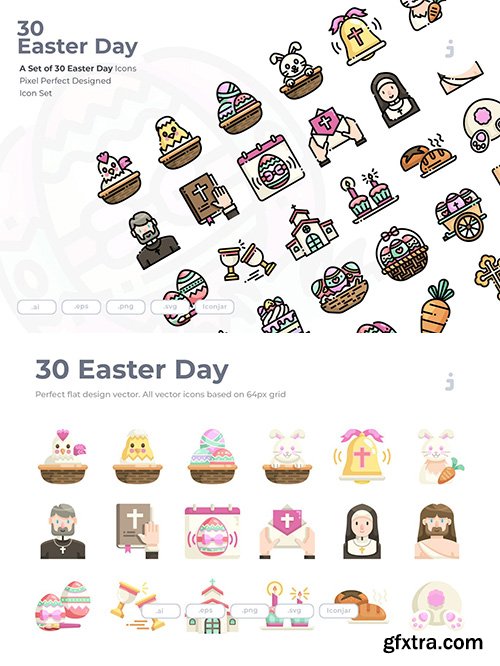 30 Easter Icons