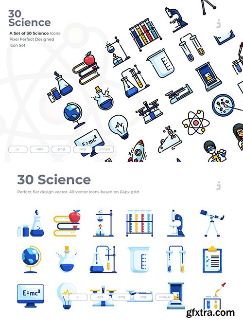 30 Science Icons