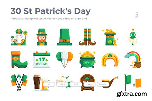 30 St-Patrick's Day- Flat