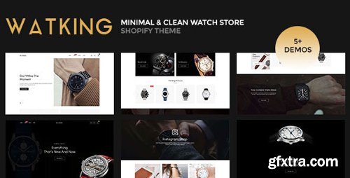 ThemeForest - Watking v1.0.0 - Minimal & Clean Watch Store Shopify Theme - 25635387