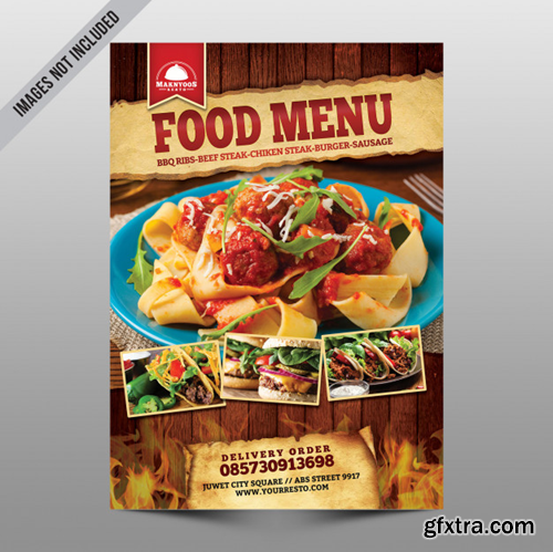 Food menu Premium Psd