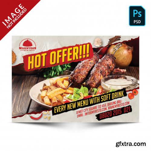 Hot offer special food promotion Premium Psd