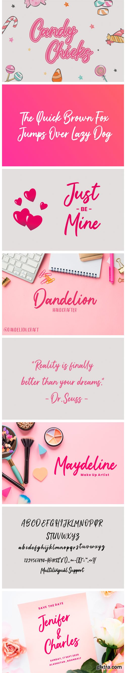 Candy Chicks Font