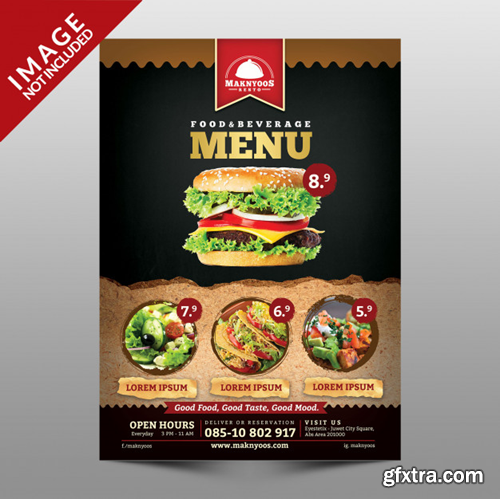 Food menu Premium Psd