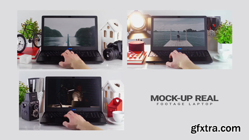 MotionElements Mock-Up Real Footage Laptop 13687476