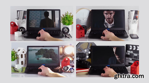 MotionElements Mock-Up Real Footage Laptop 13687476