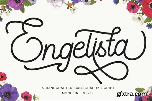 Engelista - Handcrafted Calligraphy Script Font