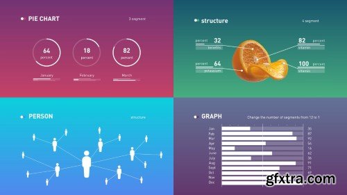 Videohive Infographic flat set 21490010